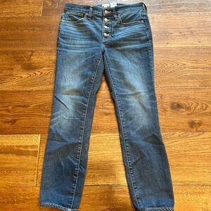 J. Crew 9” Toothpick Jeans